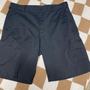 Nike black golf shorts
